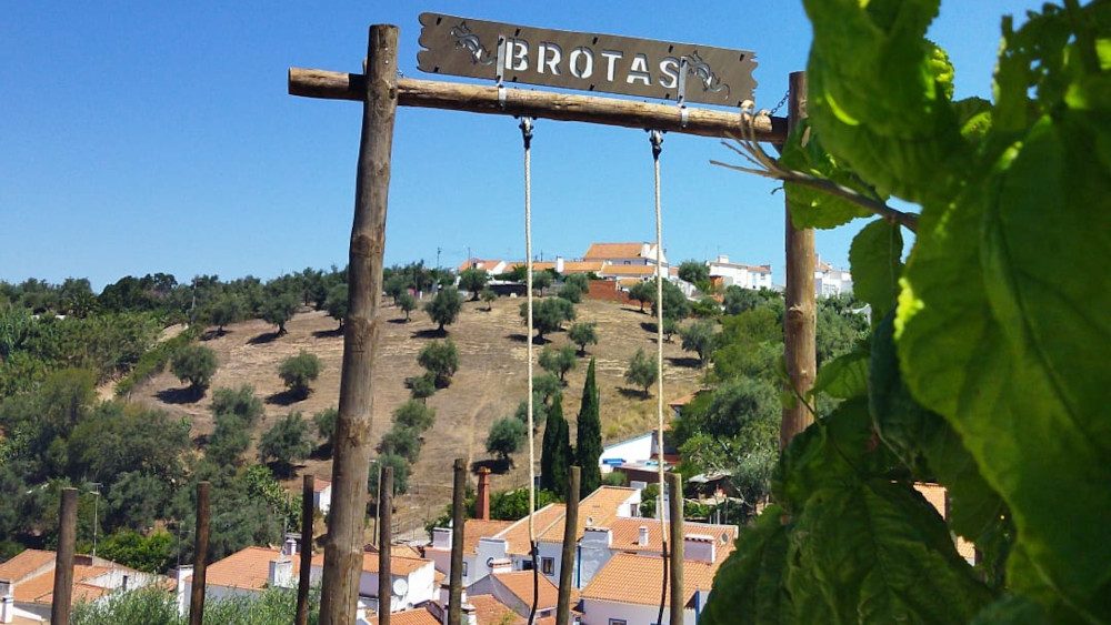Instalação do Baloiço Panorâmico de Brotas